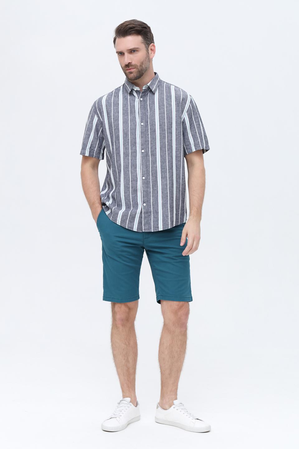 Рубашка кр Tom Tailor denim boy в полоску