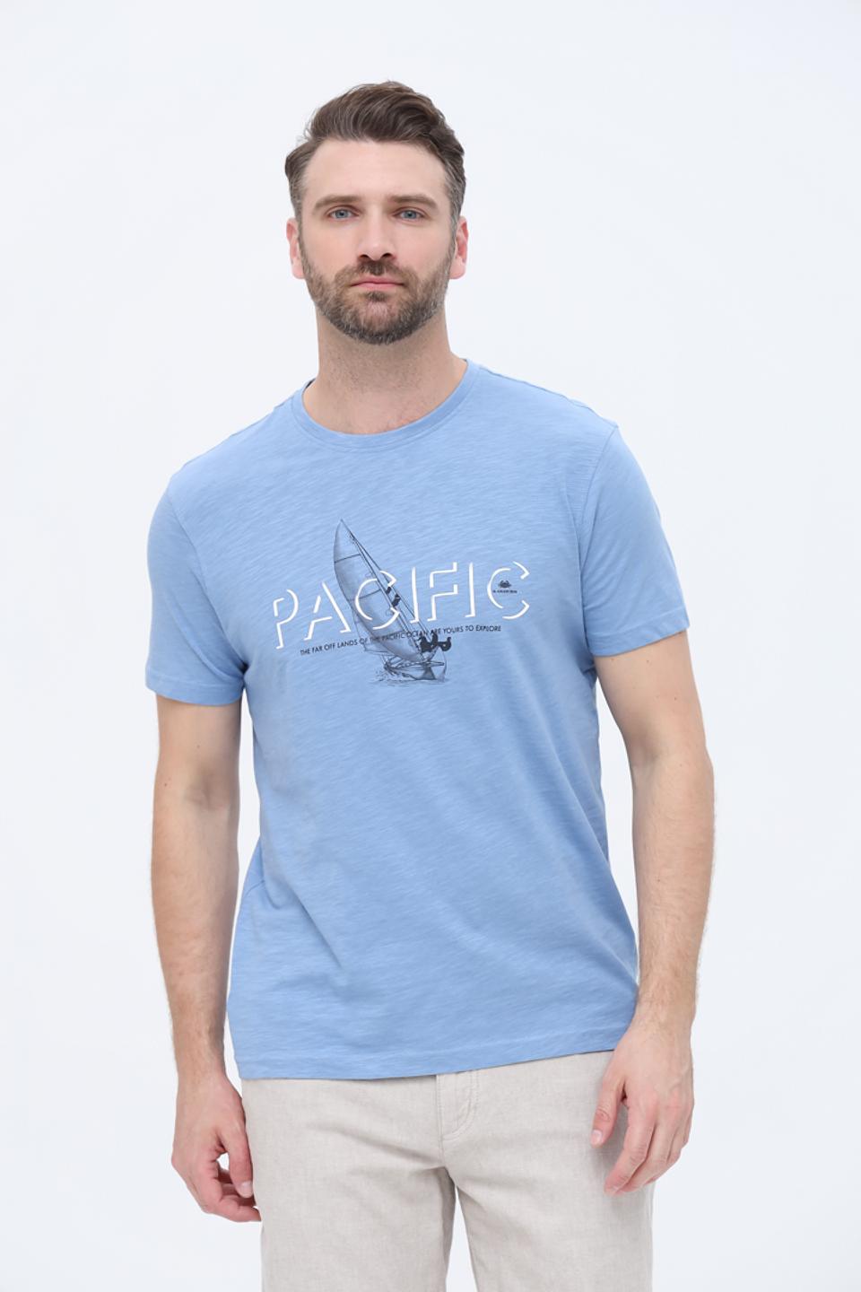 Футболка Granchio PACIFIC голубая