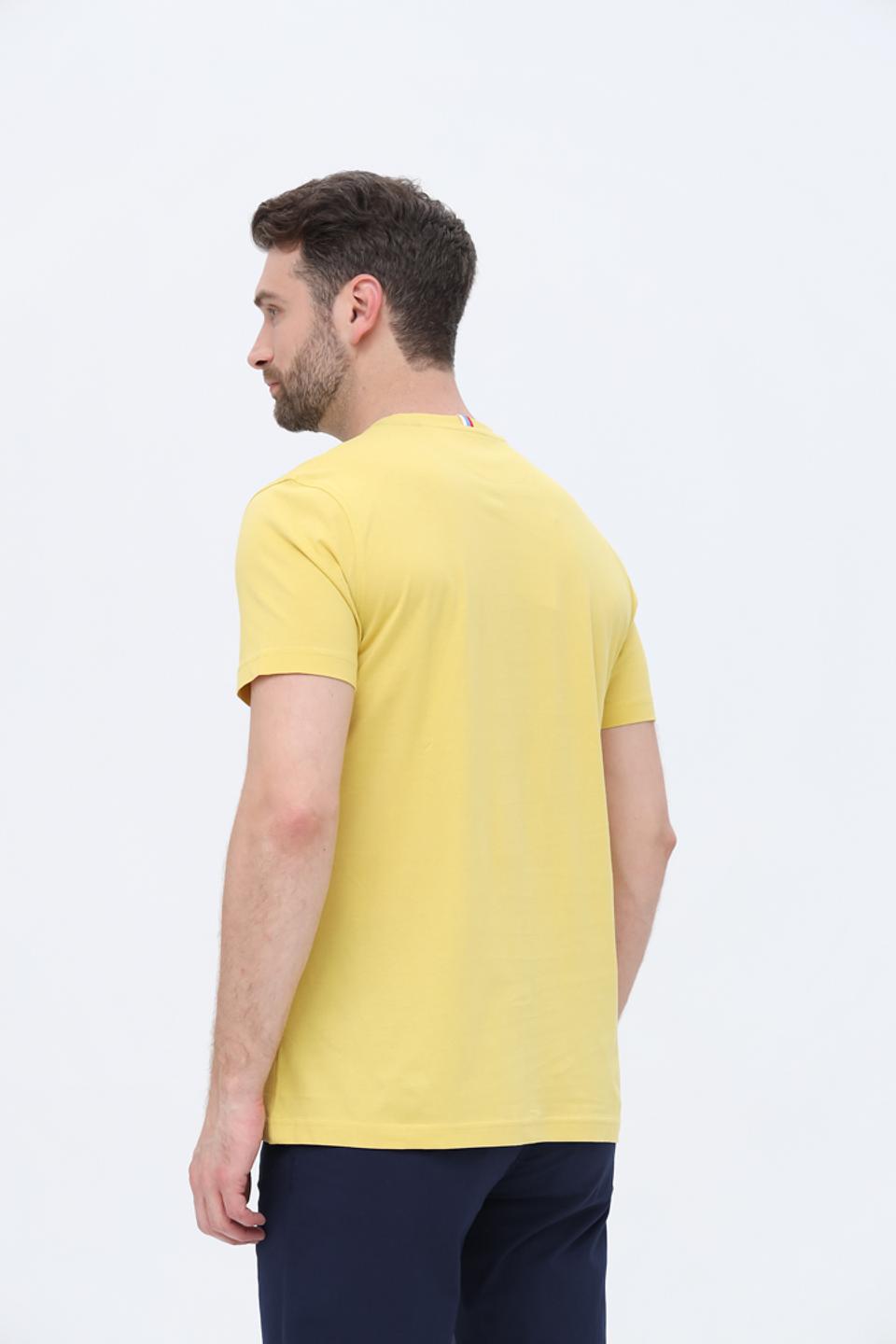 Футболка Sea Barrier с принтом жёлтая