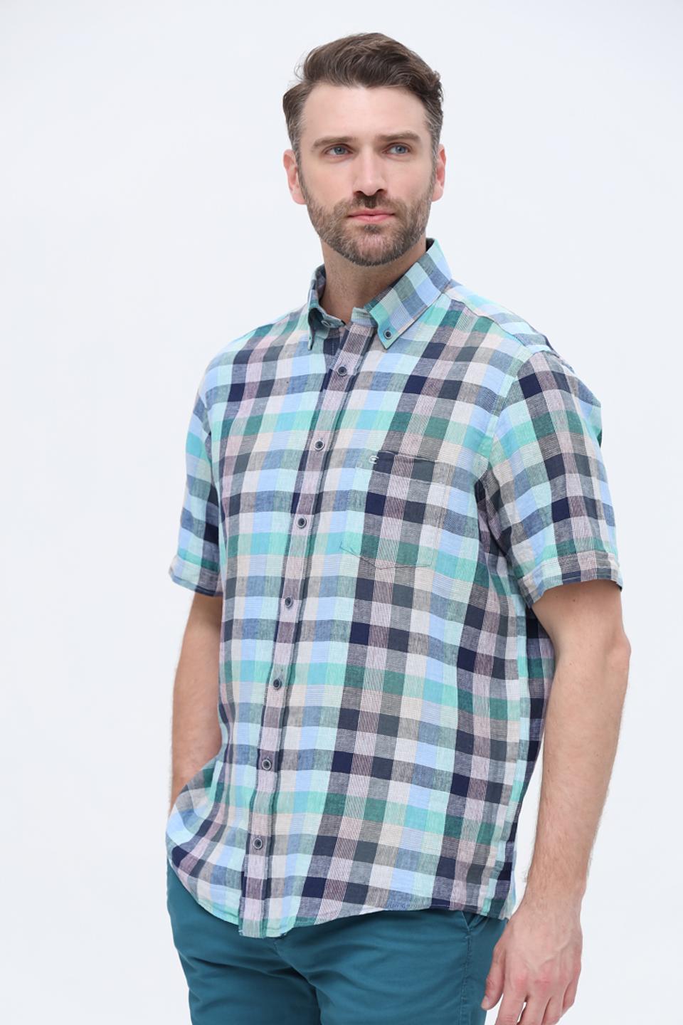 Рубашка кр Casa Moda в клетку