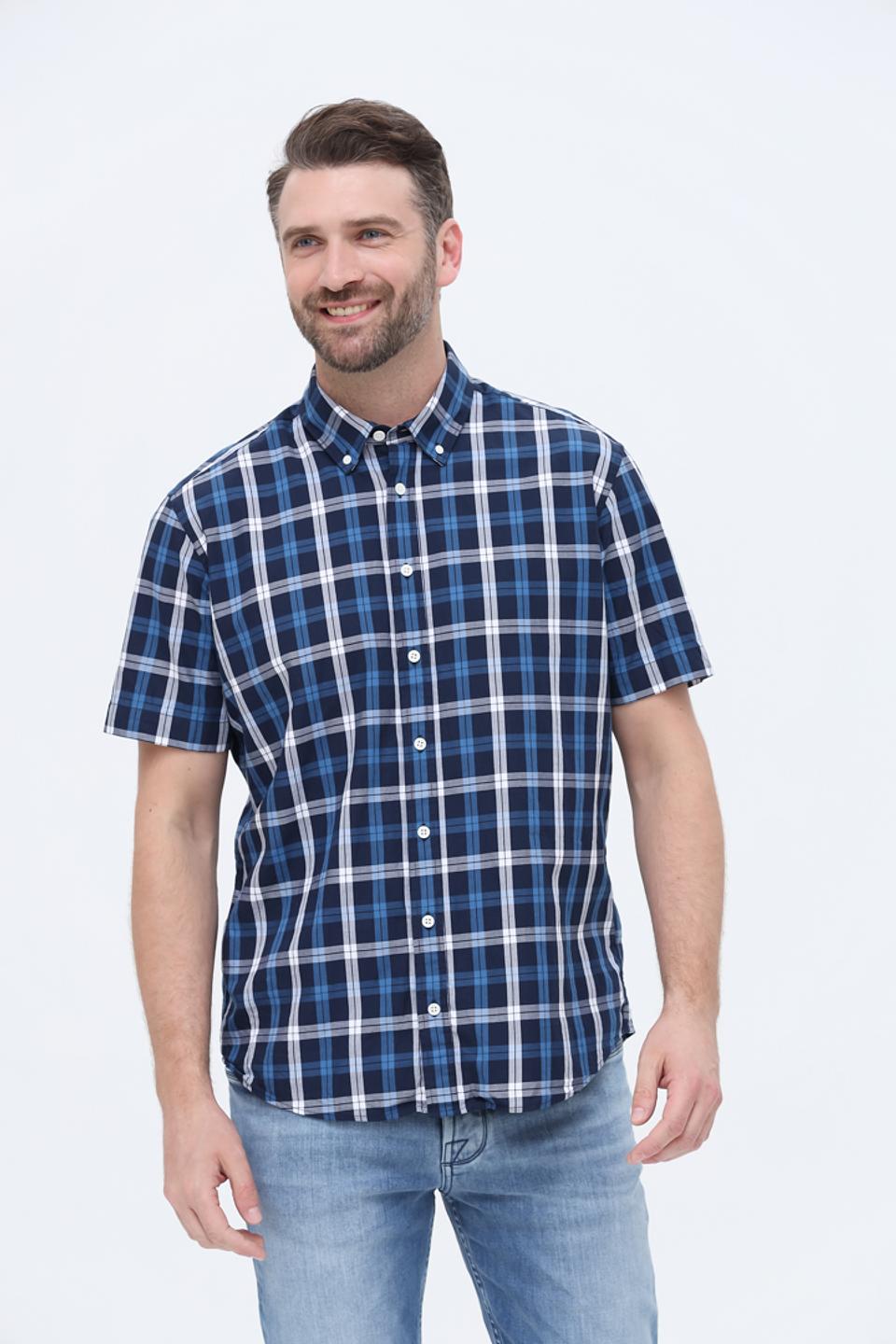 Рубашка кр Seidensticker в клетку