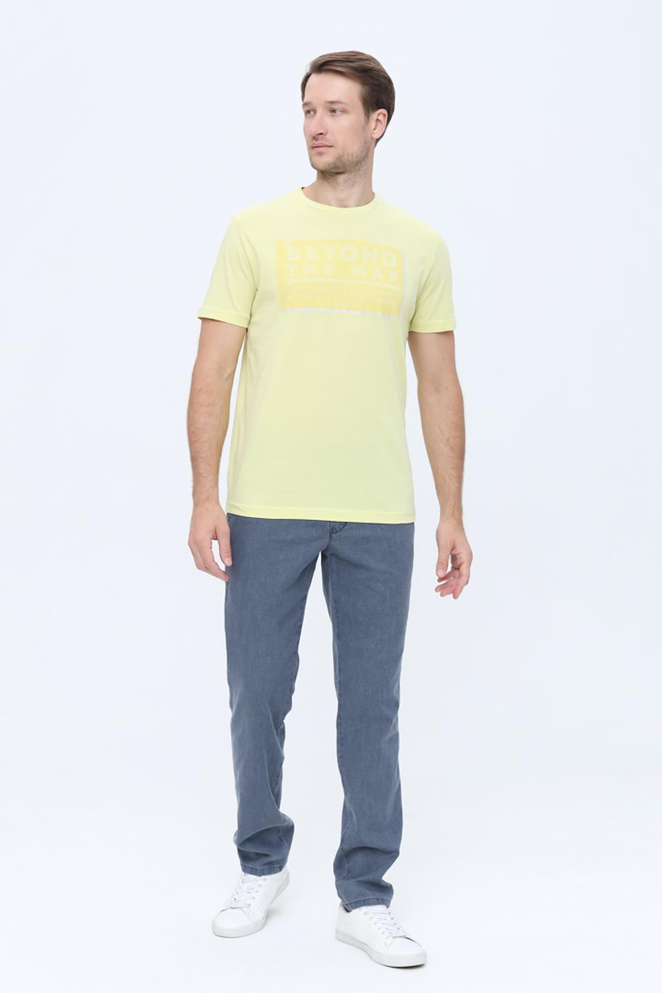 Футболка Lerros с принтом жёлтая