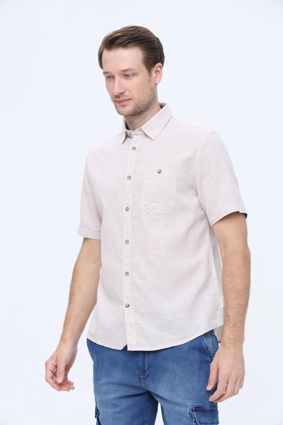 Рубашка кр Tom Tailor бежевая