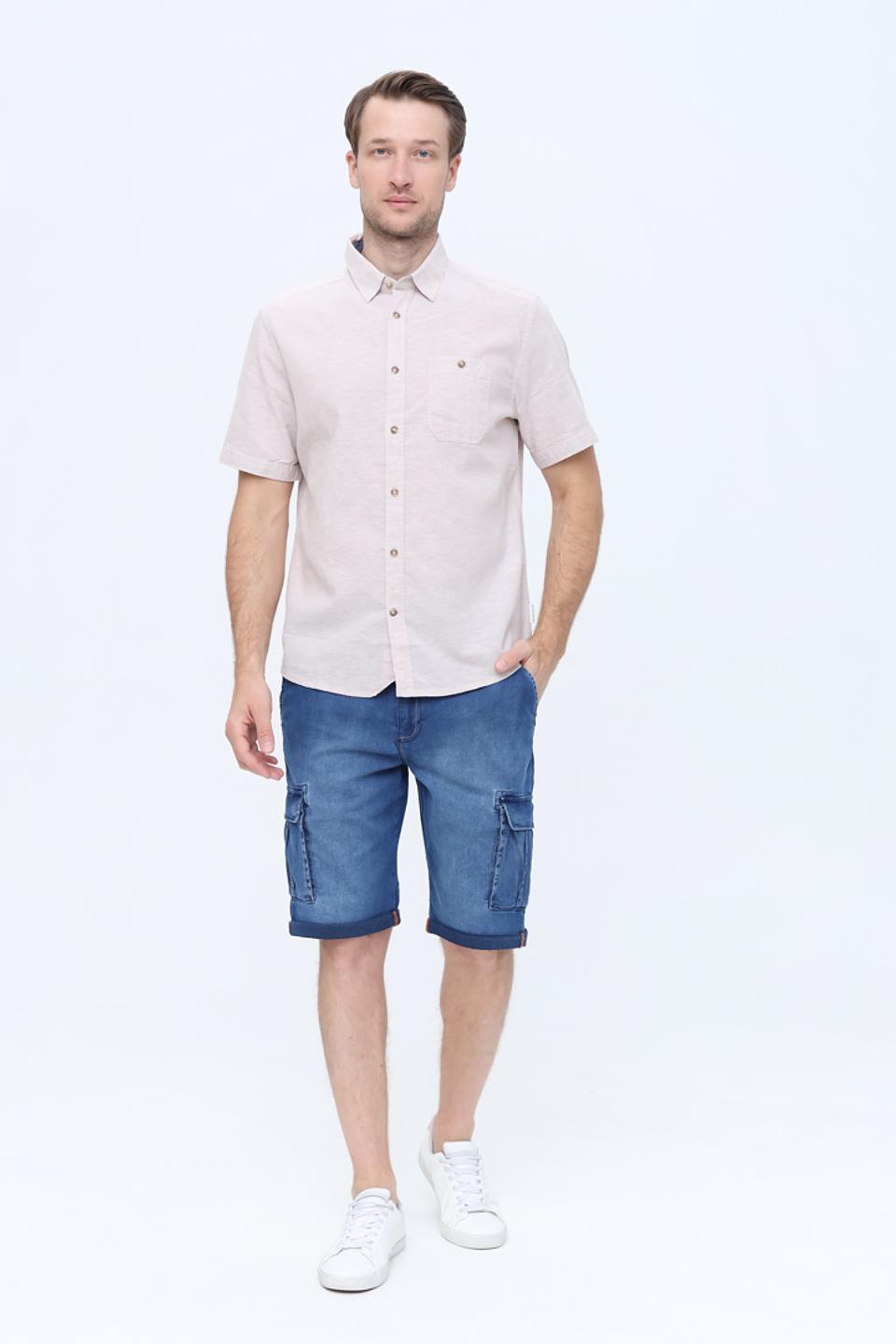 Рубашка кр Tom Tailor бежевая