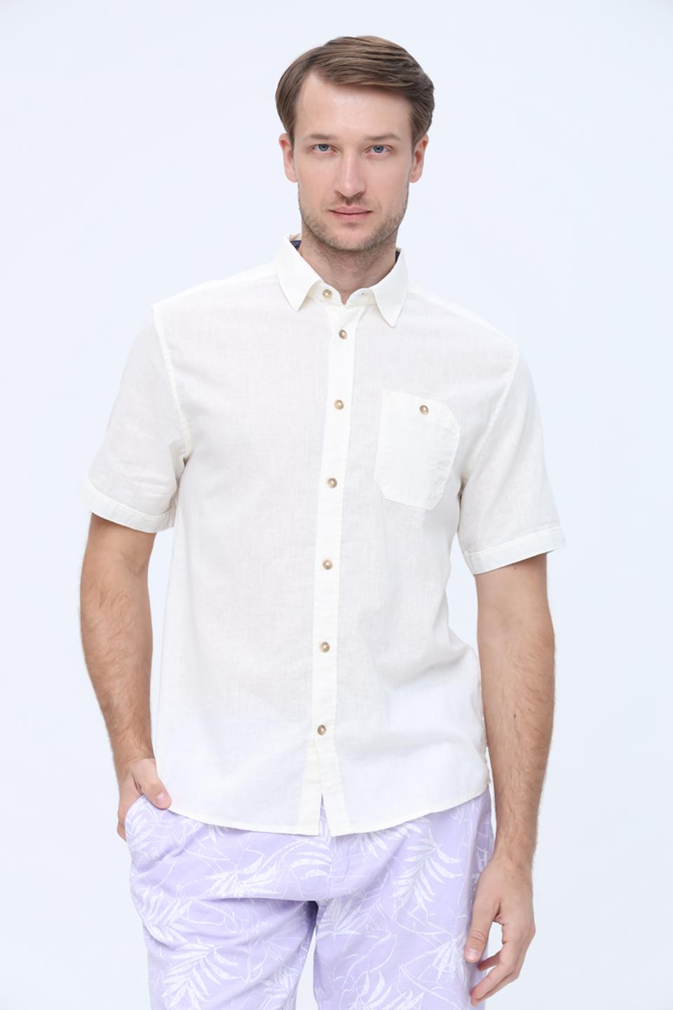 Рубашка кр Tom Tailor бежевая