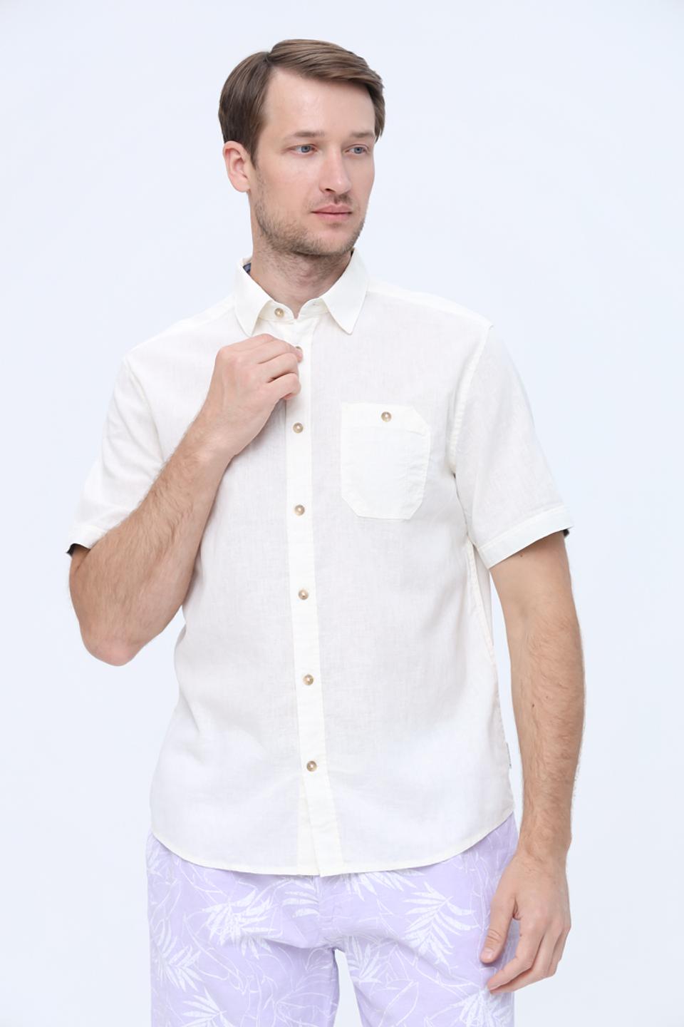 Рубашка кр Tom Tailor бежевая