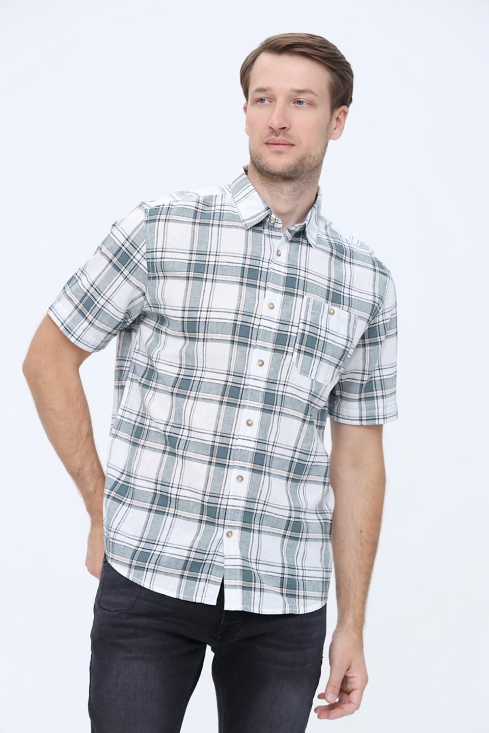 Рубашка кр Tom Tailor в клетку