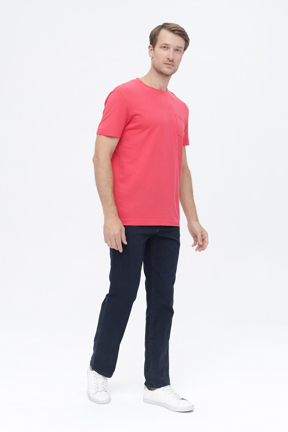 Футболка Tom Tailor коралловая с карманом