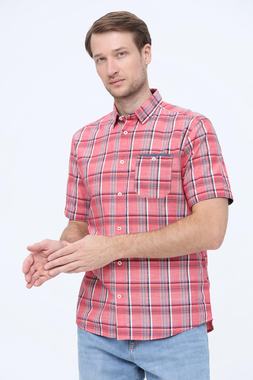 Рубашка кр-рукав Tom Tailor в клетку