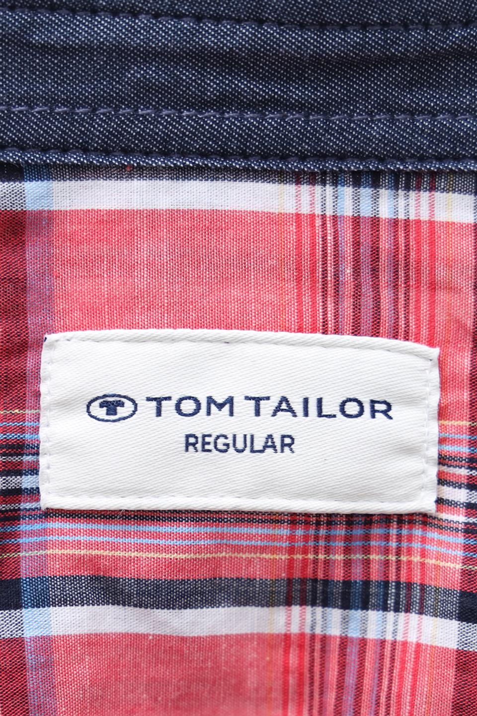 Рубашка кр-рукав Tom Tailor в клетку