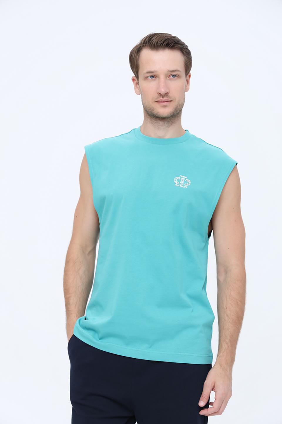 Футболка Tom Tailor denim boy бирюзовая