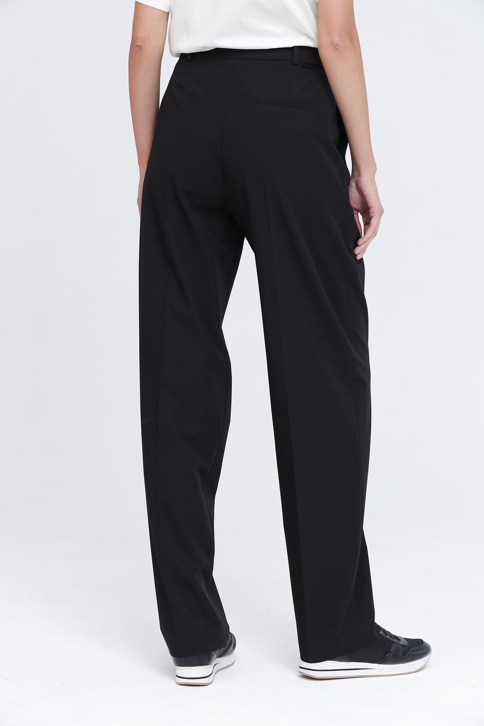 Брюки Hugo жен. прямые черные