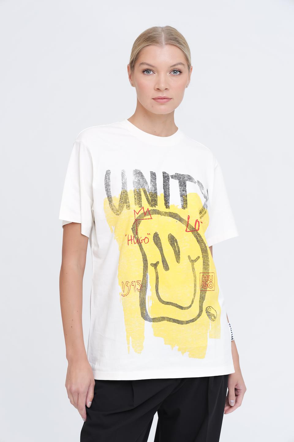 Футболка Hugo жен. с принтом