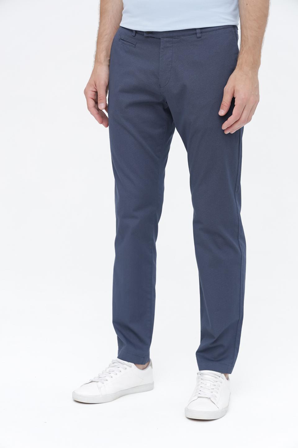 Брюки Bugatti синие slim fit