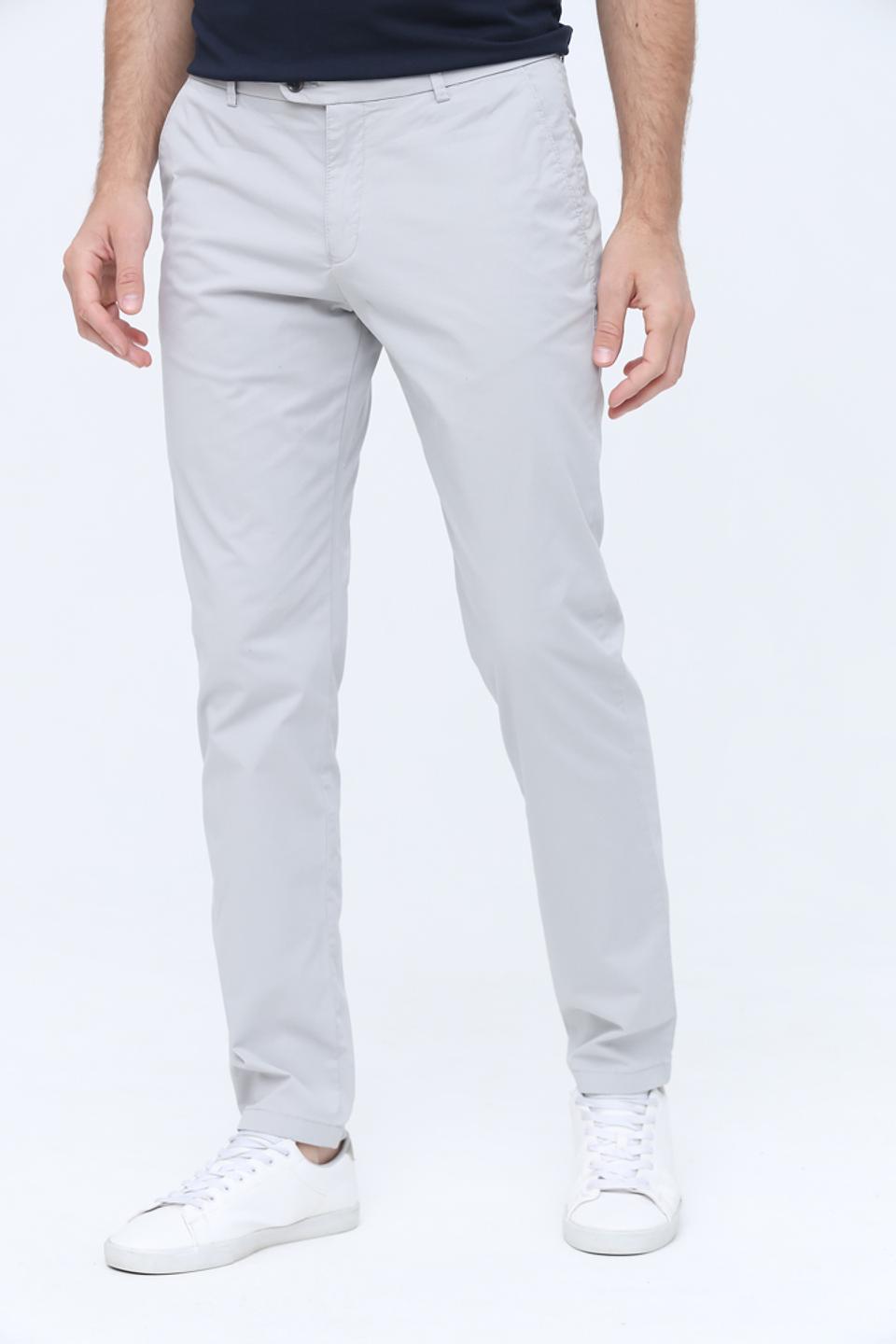 Брюки Bugatti серые Slim Fit