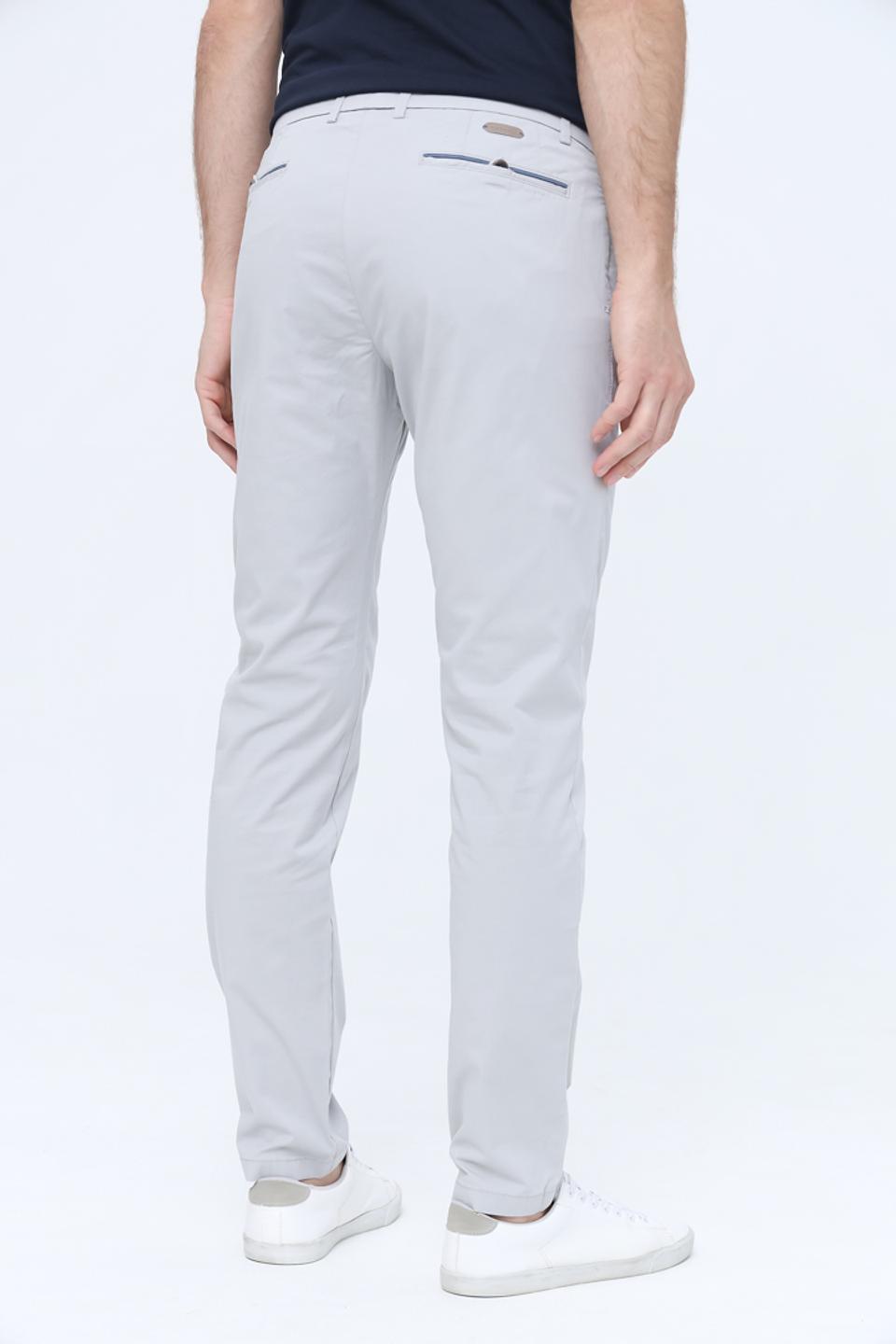 Брюки Bugatti серые Slim Fit