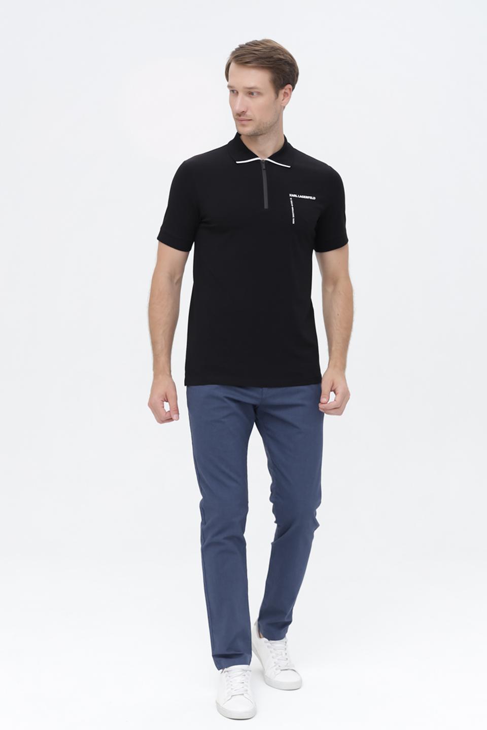 Брюки Bugatti синие slim fit