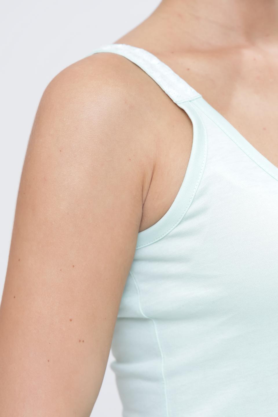 Топ на бретелях Monari мятный