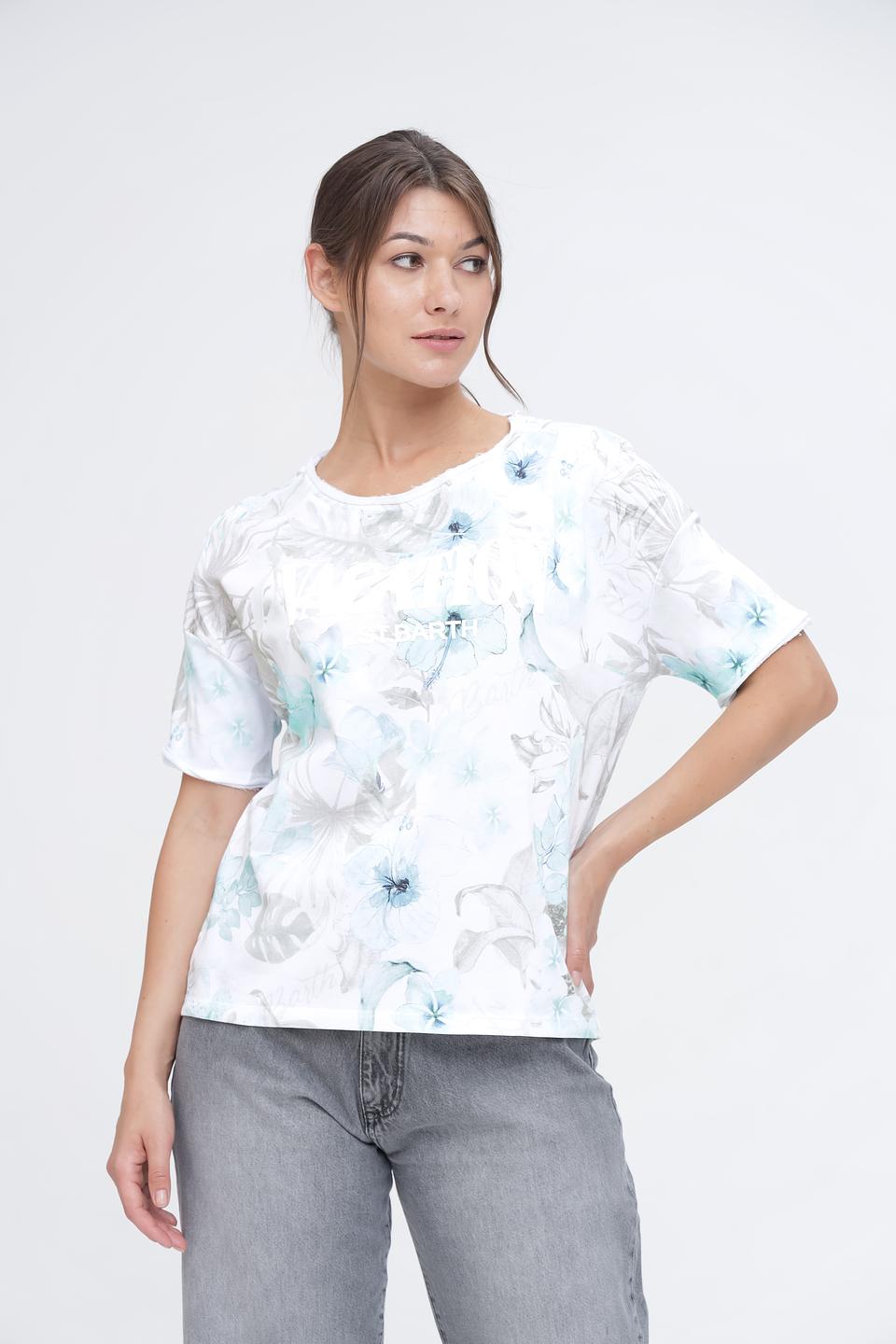 Футболка Monari с цветочным принтом