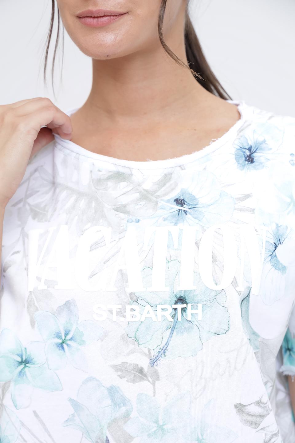 Футболка Monari с цветочным принтом