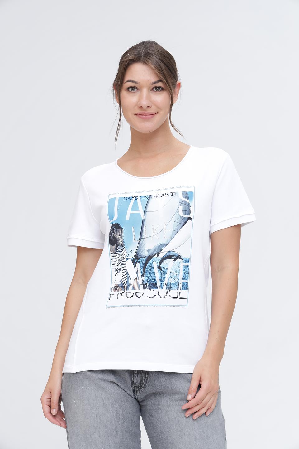 Футболка Monari с принтом