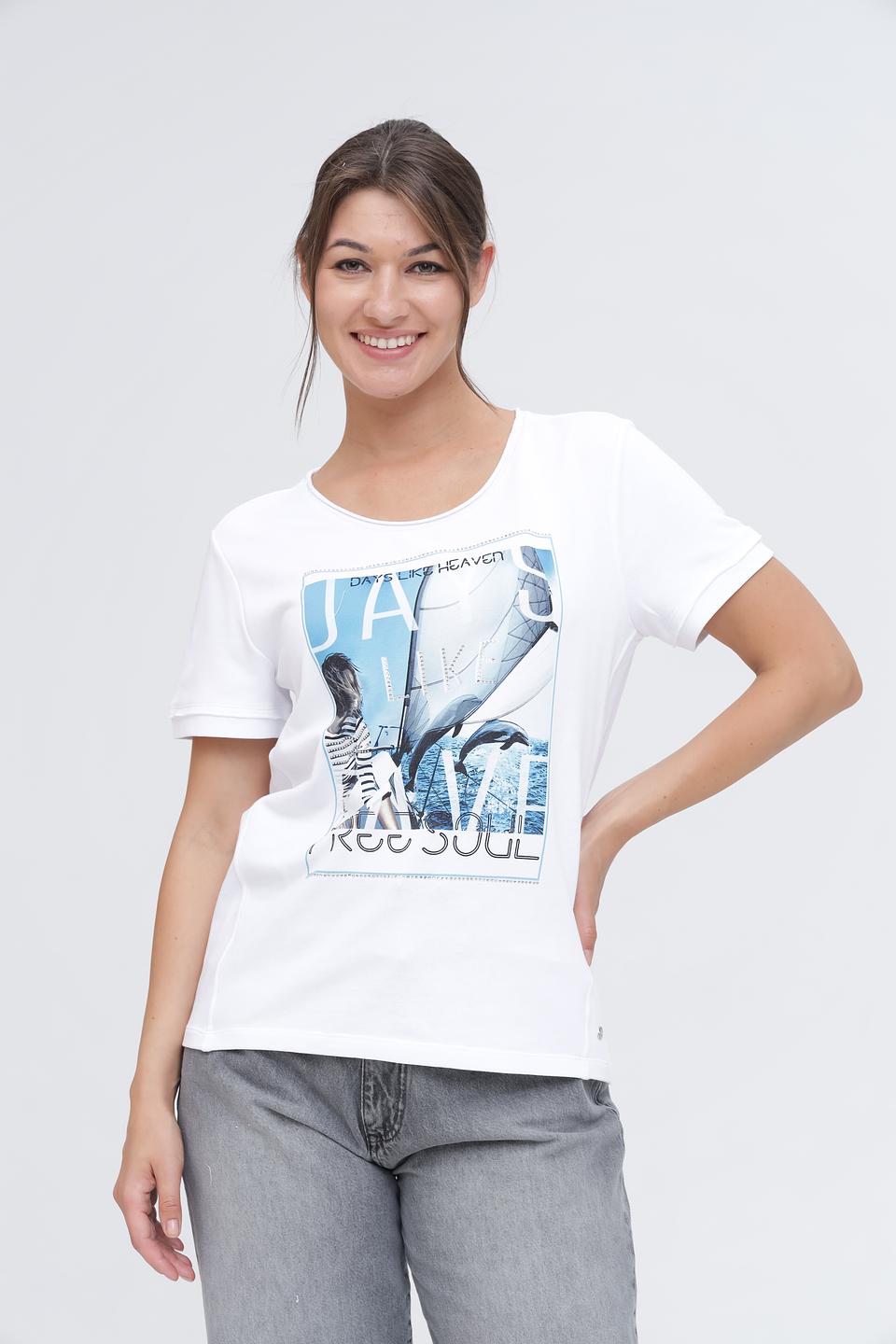 Футболка Monari с принтом