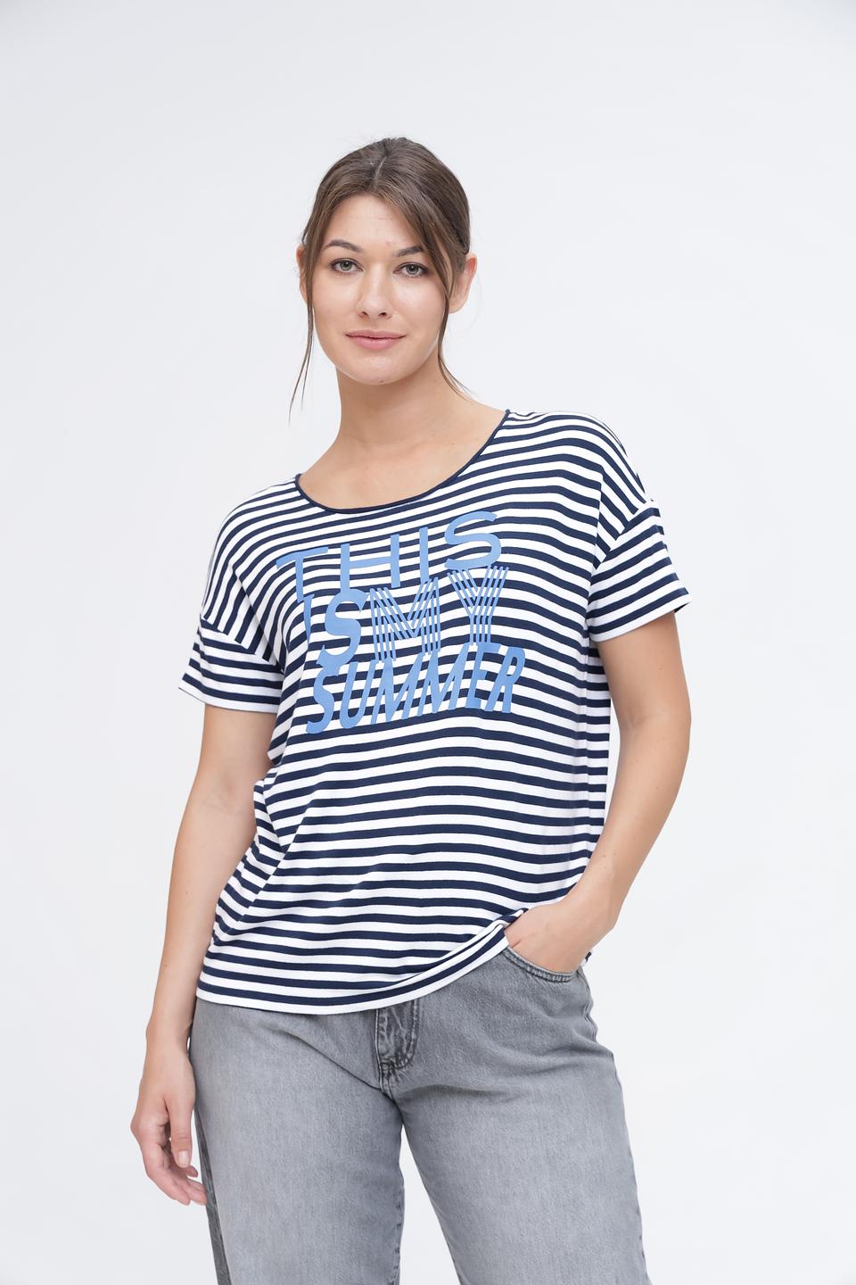 Футболка Monari в полоску