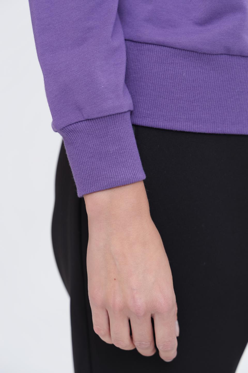 Пуловер Pezzo с логотипом фиолетовый