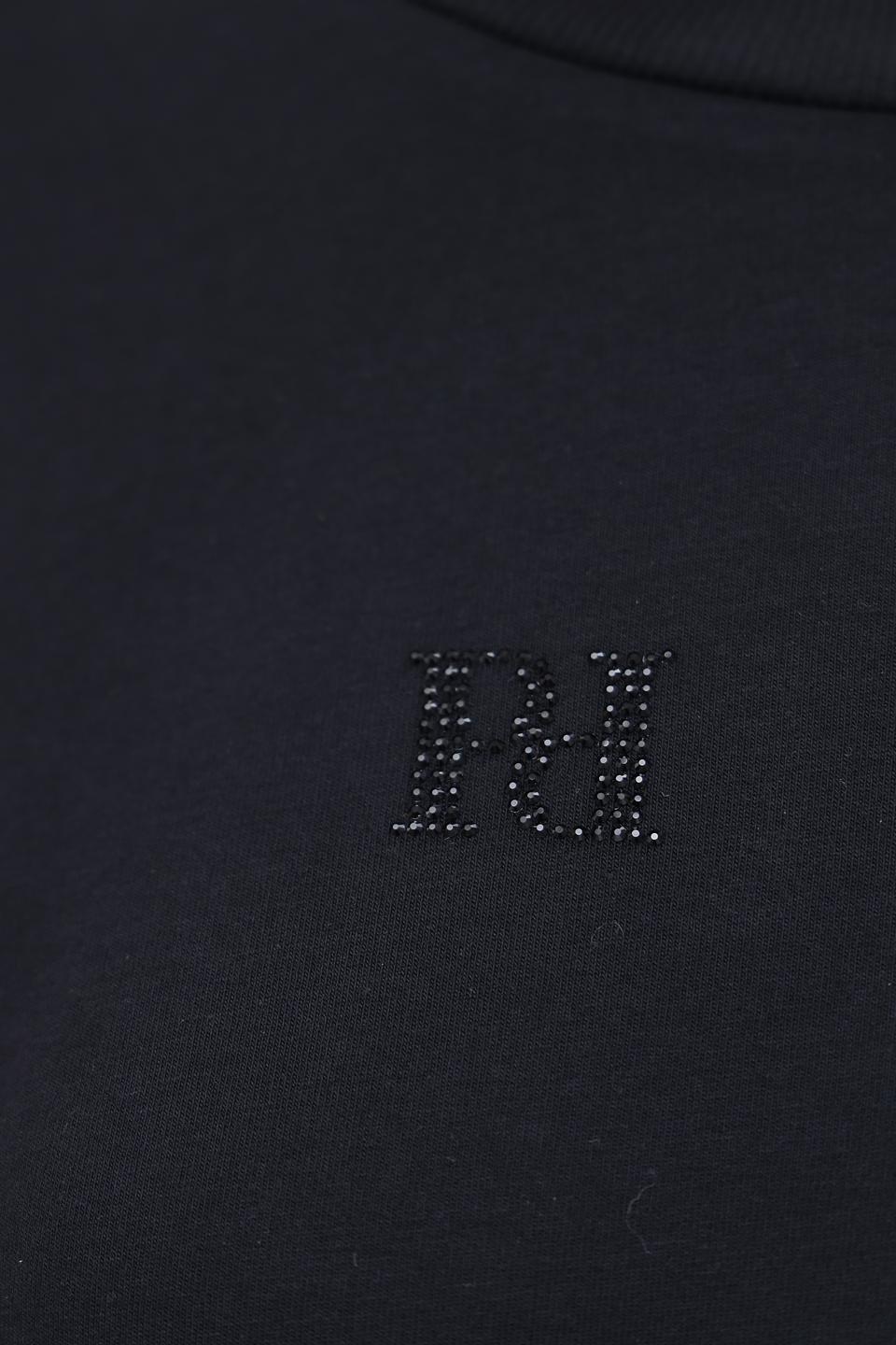 Пуловер Pezzo с принтом чёрный