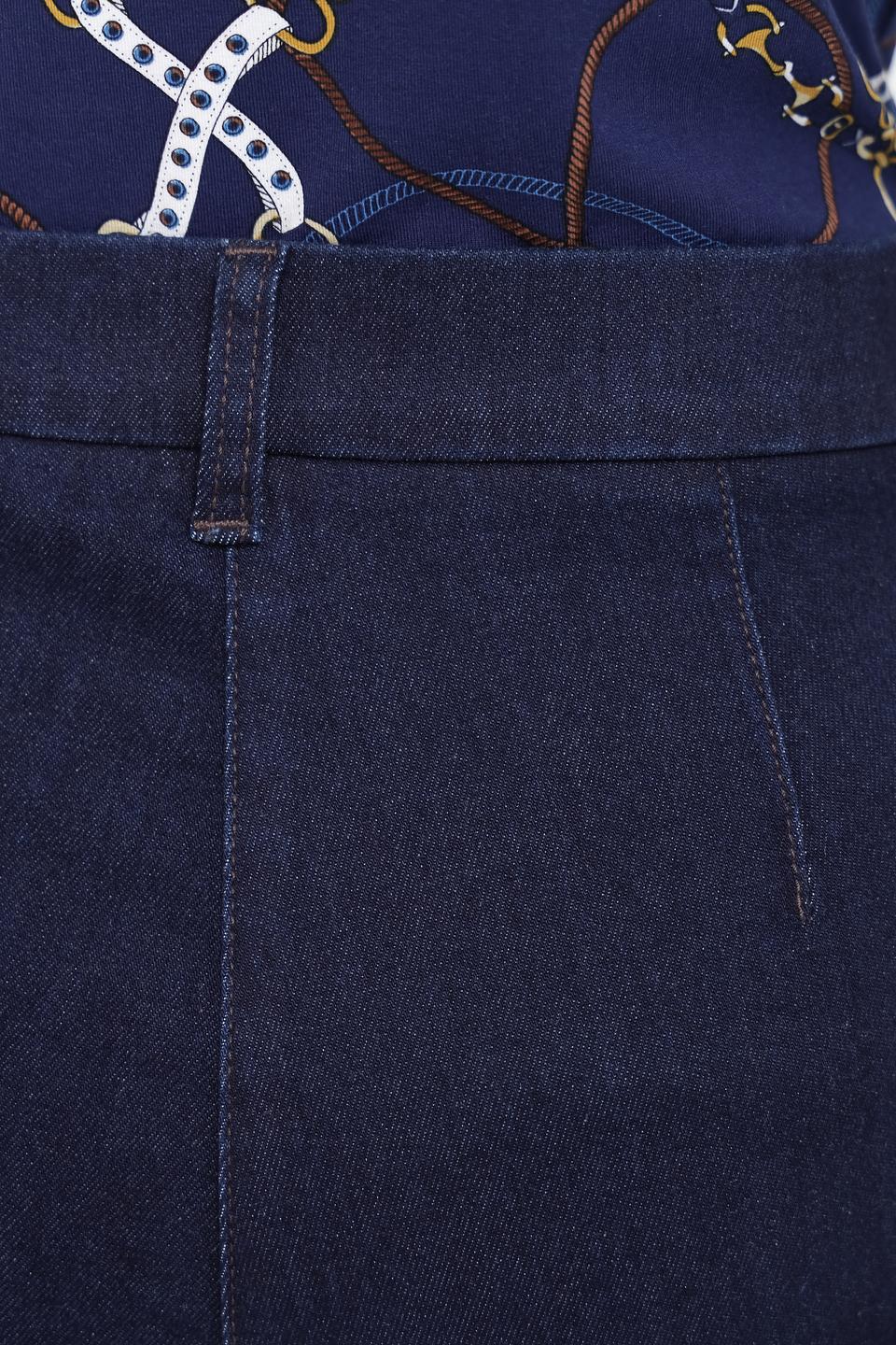 Джинсы Pezzo тёмно-синие прямые