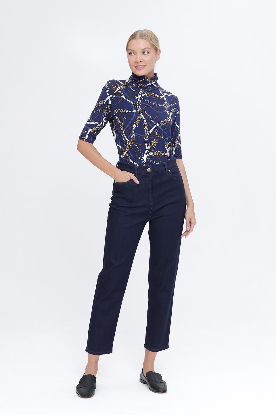 Водолазка Pezzo с принтом в полоску