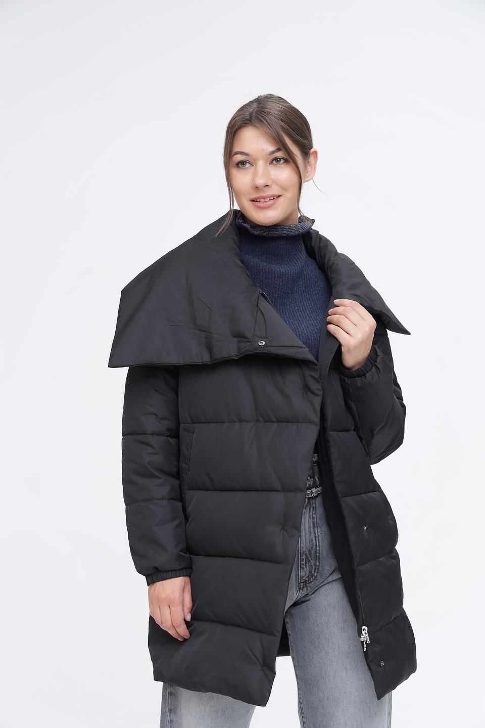 Куртка Pezzo чёрная с воротником