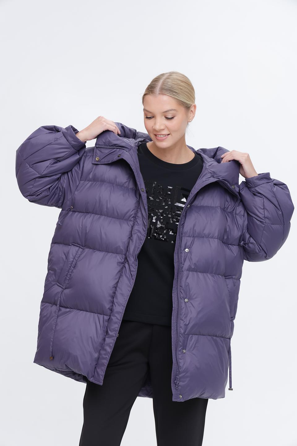 Куртка Pezzo пуховик лиловый