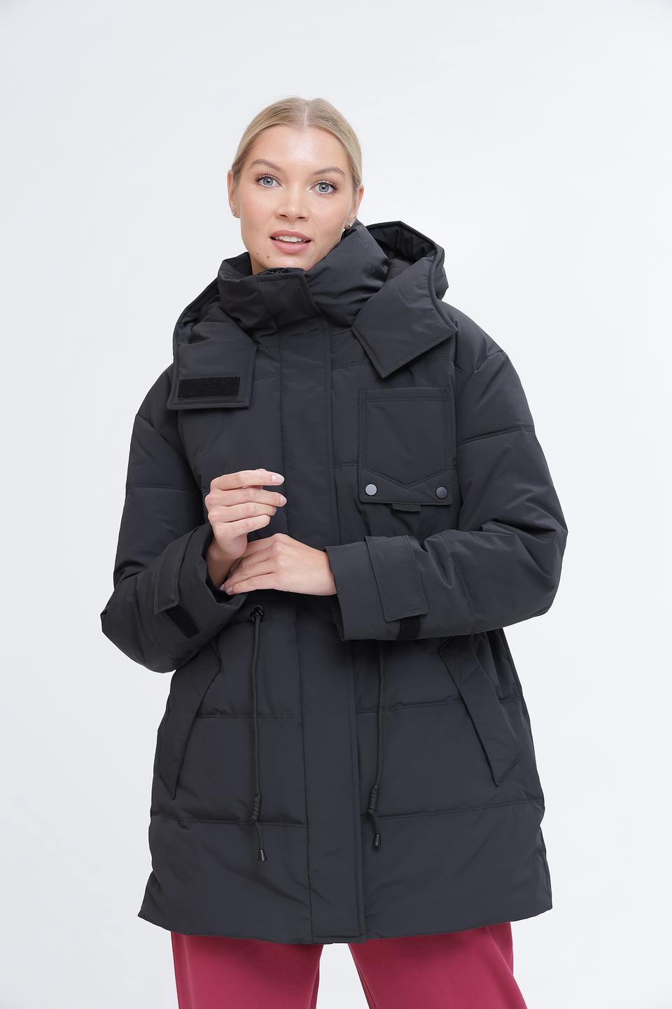 Куртка Pezzo чёрная стеганая