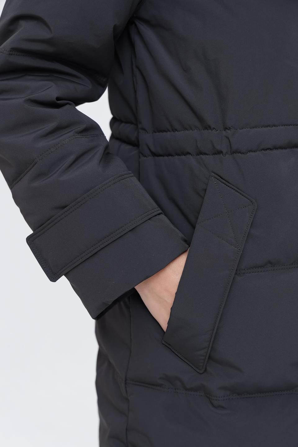 Куртка Pezzo чёрная стеганая