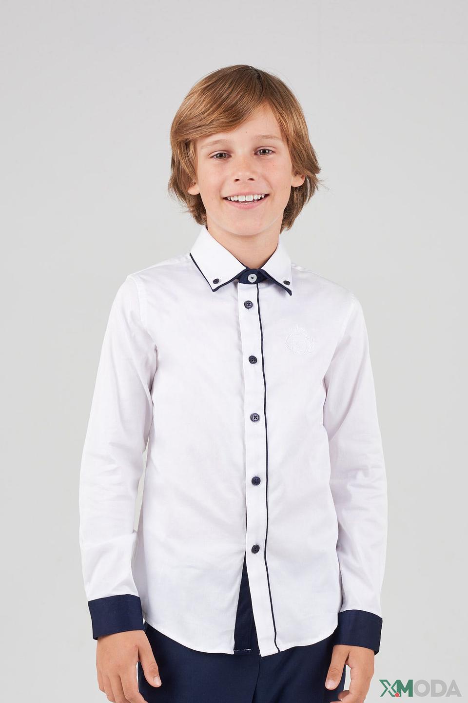 Рубашка Choupette бело-синяя