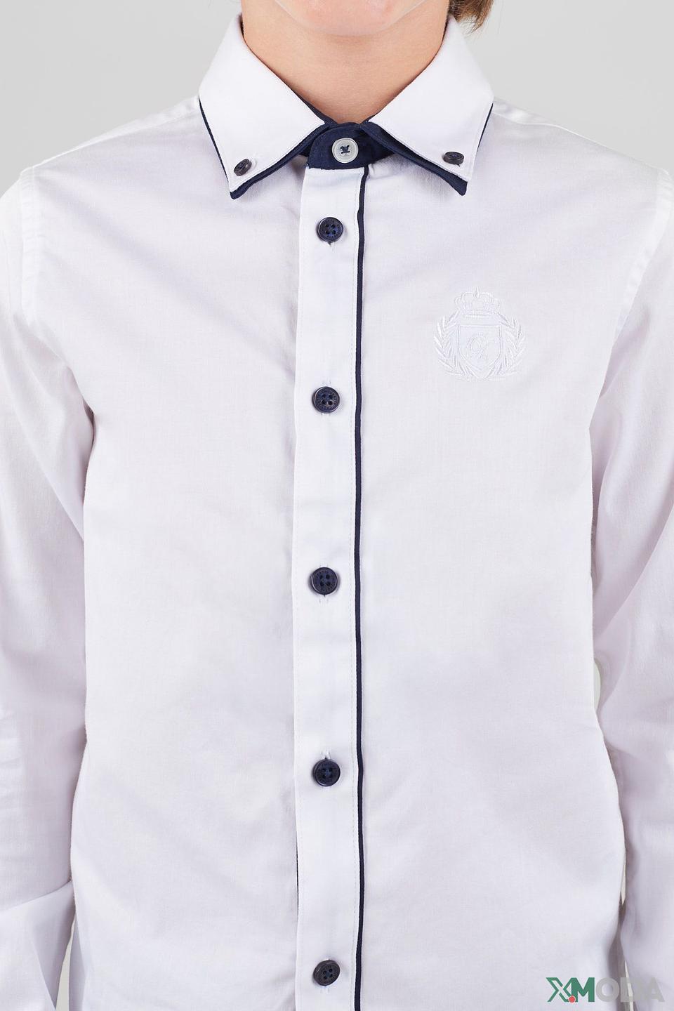 Рубашка Choupette бело-синяя