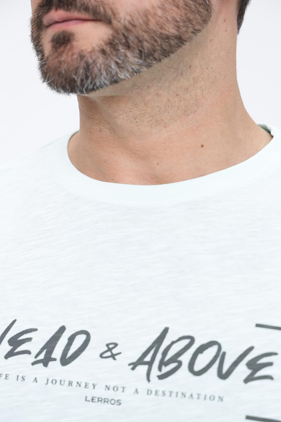 Футболка Lerros мятная с принтом