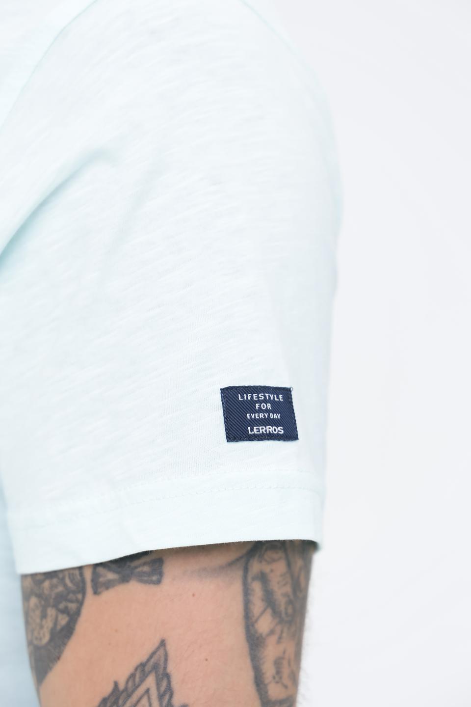 Футболка Lerros мятная с принтом