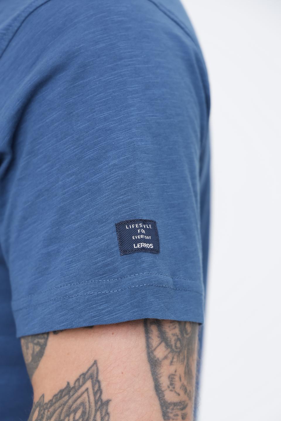 Футболка Lerros с принтом синяя