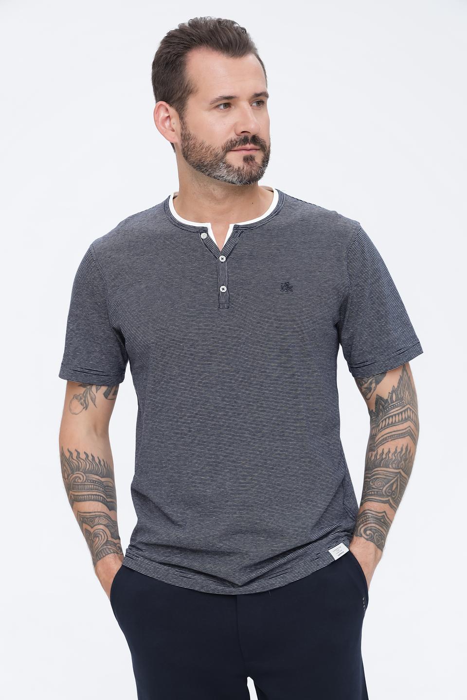 Поло Lerros в полоску синий