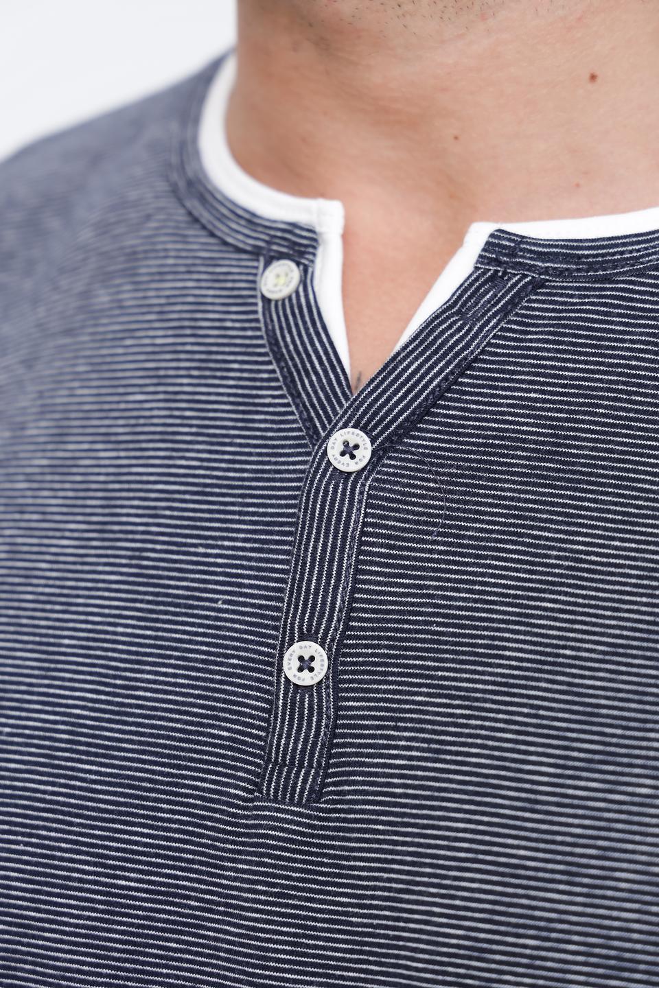 Поло Lerros в полоску синий