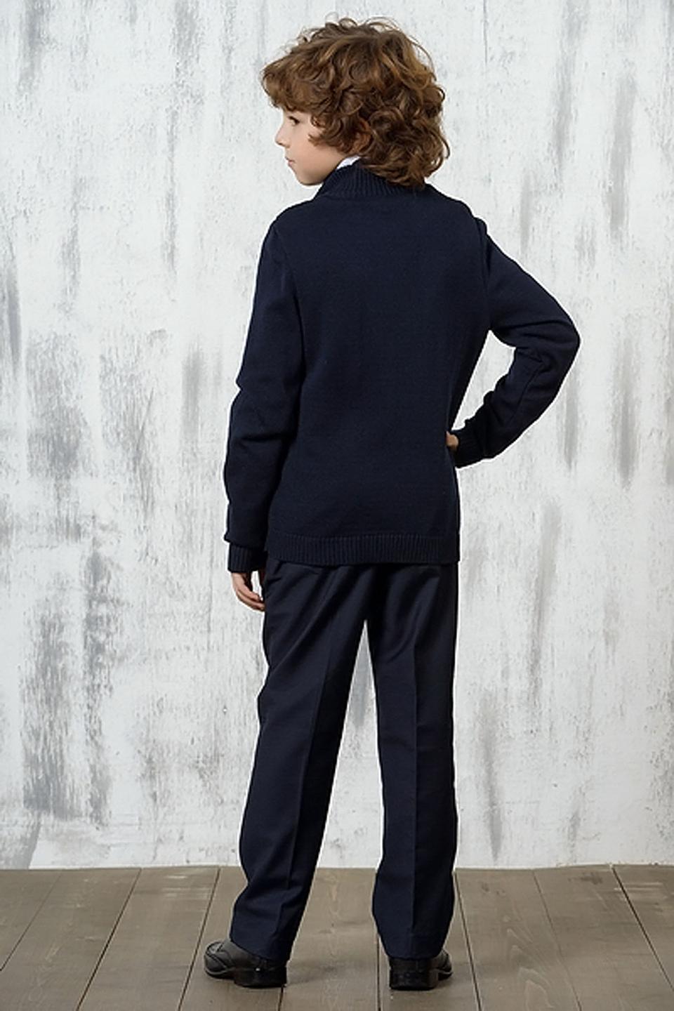 Кардиган VAY синий с косами