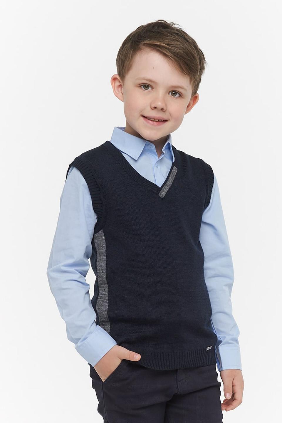 Жилет VAY для мальчика синий