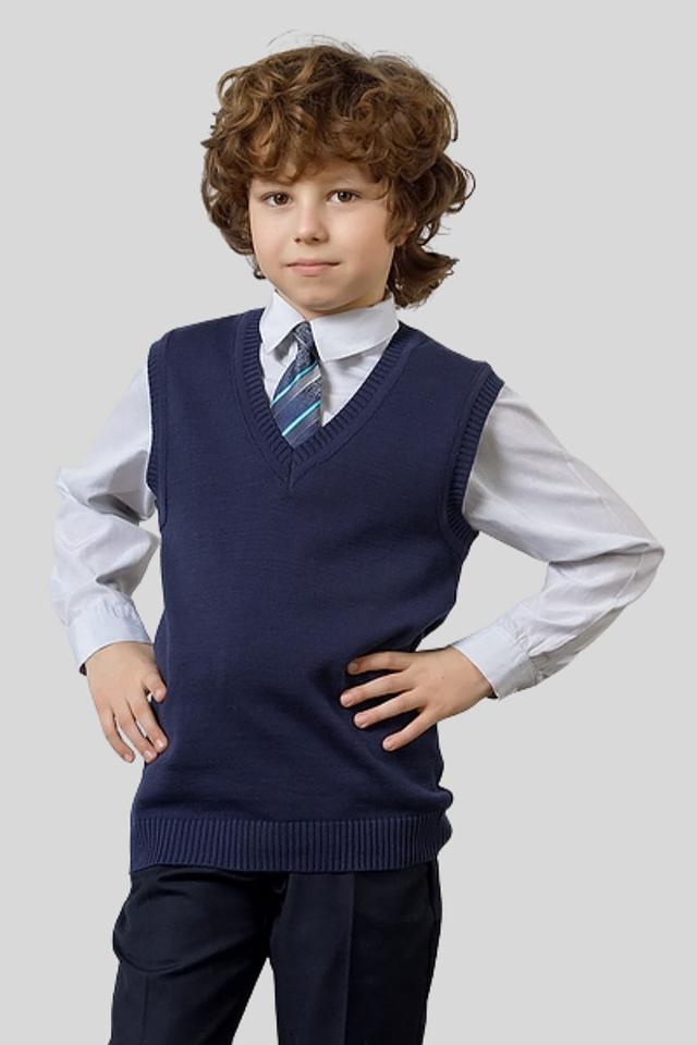 Жилет VAY для мальчика синий