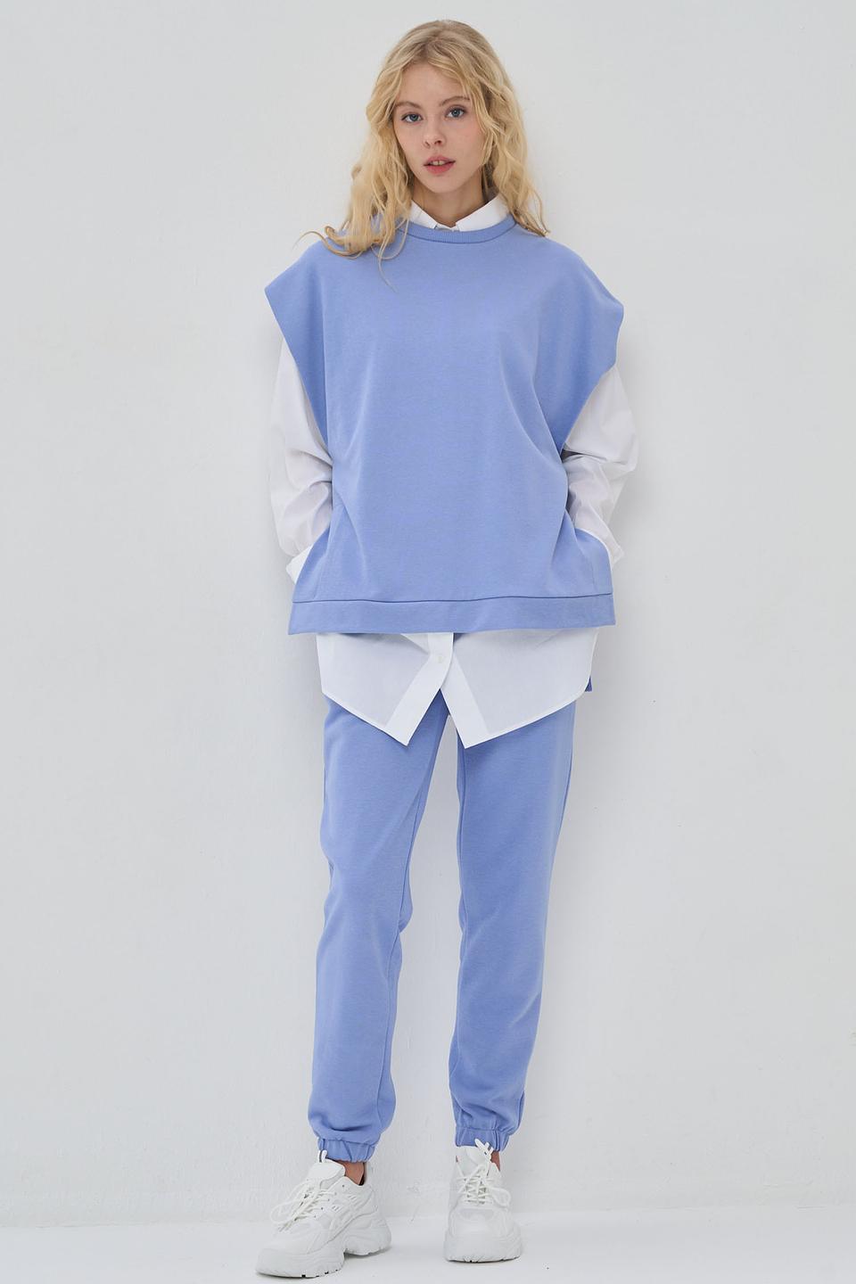 Жилет VAY базовый голубой