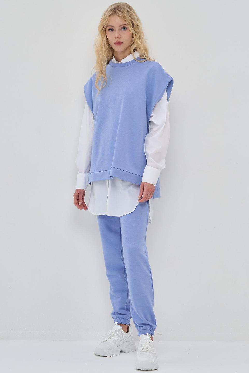 Жилет VAY базовый голубой