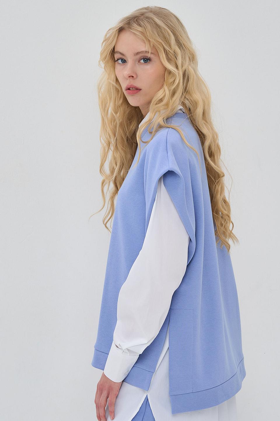 Жилет VAY базовый голубой