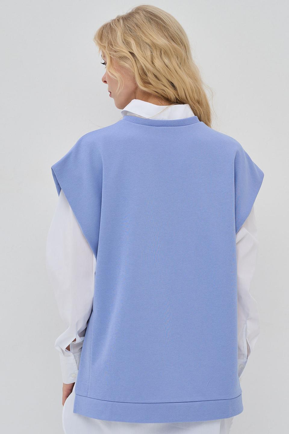 Жилет VAY базовый голубой