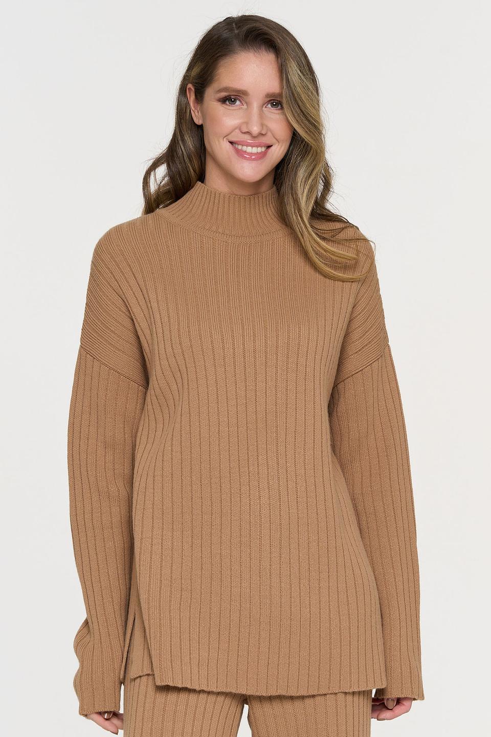 Костюм VAY вязаный бежевый